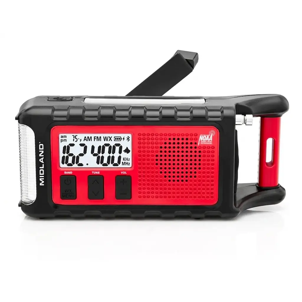 Midland ER310PRO Emergency Solar Radio for Earthquake Survival